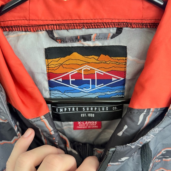 Empyre Surplus Co. Camouflage Windbreaker Jacket size XL - Picture 2 of 4